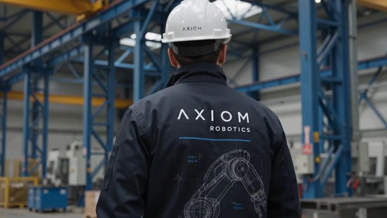 AXIOM workwear in the industrial setting of the brand film